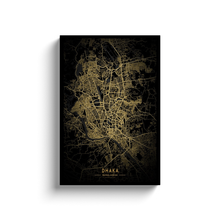 Load image into Gallery viewer, Golden Dhaka Map