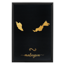 Load image into Gallery viewer, Gold Malaysia Map
