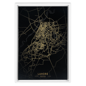 Golden Lahore Map