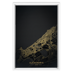 Golden Alexandria Map