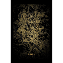 Load image into Gallery viewer, Golden Dhaka Map
