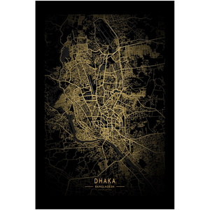 Golden Dhaka Map