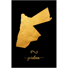 Load image into Gallery viewer, Gold Jordan Map
