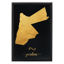 Load image into Gallery viewer, Gold Jordan Map
