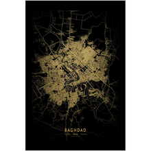 Load image into Gallery viewer, Golden Baghdad Map
