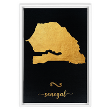 Load image into Gallery viewer, Gold Senegal Map
