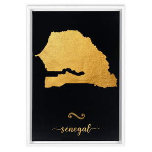 Gold Senegal Map