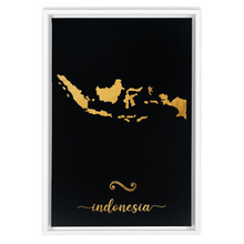 Load image into Gallery viewer, Gold Indonesia Map
