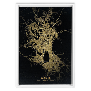 Golden Sana'a Map