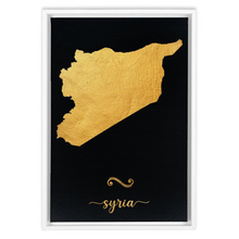 Load image into Gallery viewer, Gold Syria Map
