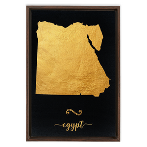 Gold Egypt Map