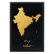 Load image into Gallery viewer, Gold India Map
