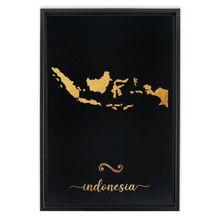 Load image into Gallery viewer, Gold Indonesia Map
