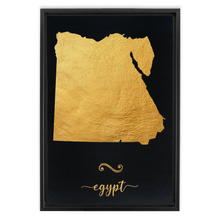 Load image into Gallery viewer, Gold Egypt Map
