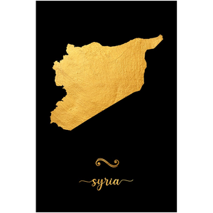 Gold Syria Map