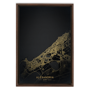 Golden Alexandria Map