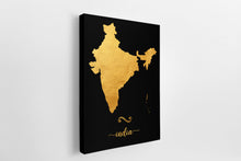 Load image into Gallery viewer, Gold India Map
