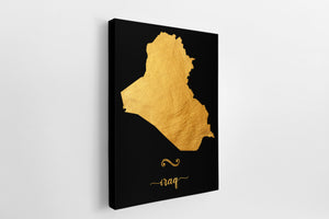 Gold Iraq Map