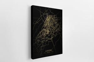 Golden Lahore Map