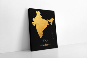 Gold India Map