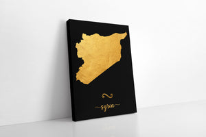 Gold Syria Map