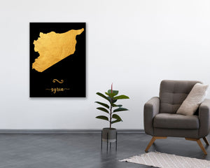 Gold Syria Map