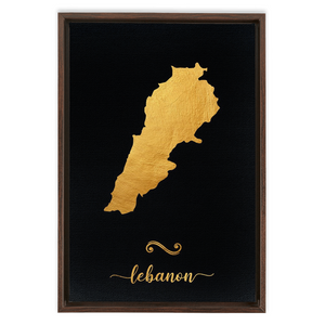 Gold Lebanon Map