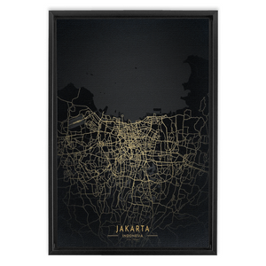 Golden Jakarta Map