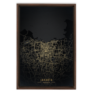 Golden Jakarta Map