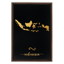 Load image into Gallery viewer, Gold Indonesia Map
