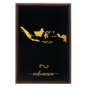 Gold Indonesia Map