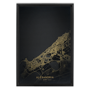 Golden Alexandria Map