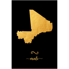 Load image into Gallery viewer, Gold Mali Map
