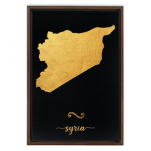 Load image into Gallery viewer, Gold Syria Map
