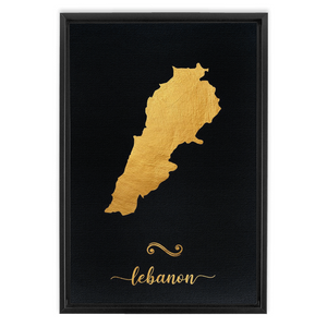 Gold Lebanon Map