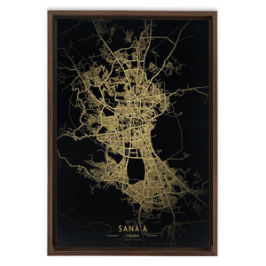 Golden Sana'a Map