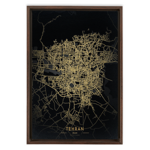 Golden Tehran Map