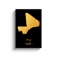 Load image into Gallery viewer, Gold Mali Map
