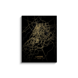 Golden Lahore Map