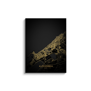 Golden Alexandria Map